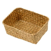 LANDGOO WCIC Woven Makeup Fabric Basket Organizer Jewelry Box Container Desktop Storage Room