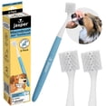 thumbnail image 1 of Cepillo de Dientes Jasper Macrobrush 360º Blanco con Mango Antideslizante para Perros Medianos a Gra, 1 of 9