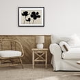 thumbnail image 2 of Stupell Industries Inky Black Florals Silhouette Black Framed Print Under Glass, design by Creative Studio, 14 x 20, 2 of 10