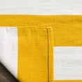 thumbnail image 5 of SAFAVIEH Montauk Saranna Striped Cotton Area Rug, Yellow/Ivory, 3' x 5', 5 of 7