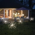 thumbnail image 3 of GROWTH TANK Solar Power Patio Lights DIY Firework Lights Branches Lights LED Outdoor for 90LED White Light, 3 of 7