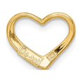thumbnail image 4 of FB Jewels 14K Yellow Gold Floating Heart 2D Pendant, 4 of 4