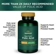 thumbnail image 4 of Swanson Real Food Folic Acid 1,000 mcg 100 Veg Caps 2 Pack, 4 of 7