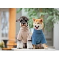 thumbnail image 5 of Touchdog Leather & Polyester Modress Dog & Cat Dresses, Blue, L, 5 of 6