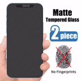 thumbnail image 1 of 2 piezas de vidrio templado mate para IPhone 7 8 6 6S Plus XR XS X 5 5S SE Protector de pantalla para iPhone 11 12 Pro Mini 13 Pro Max Glass Deng Xun unisex, 1 of 1
