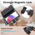thumbnail image 5 of Detachable Magnetic Case Wallet For Samsung Galaxy Note 20 Ultra Compatible with MagSafe Wireless Charging Phone Cover Multi Card Slots Cash Coin Zipper Pocket RFID Blocking, Black, 5 of 13
