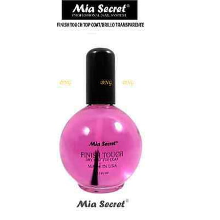 Bath Tub Enamel Touch Up LWS LA Wholesale Store Mia Secret Finish Touch Dry Fast Ultra Gloss Top Coat Nail Polish 2.5 & 0.68 oz (Finish Touch 2.5 oz) ()