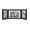 Black, variant on SUMGAR 5x7 White Picture Frame 3 Opening Triple Hinged Folding Frames Wall Tabletop Display, Photo Collage Frame for Wedding, Anniversary, Mother’s Day