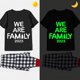 thumbnail image 3 of Pijama, para toda la familia, luminoso y brillante, color negro, 2023, 3 of 3