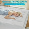 thumbnail image 4 of Mattress Topper Full Size, Extra Thick Mattress Pad Cover for Back Pain, Cooling Mattress Protector with 8-21 Inch Deep Pocket, Overfilled Down Alternative Filling, 4 of 7