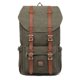 thumbnail image 1 of KAUKKO School Travel mochila para universidad flexible con portátil de 15", 22L(Lienzo/Verde) KAUKKO EP5A, 1 of 5
