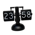 thumbnail image 2 of deevoka Auto Flip Clock Creative Automatic Page Turning Clock for Hotel Office Decor black, 2 of 9