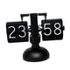 thumbnail image 3 of Reloj con tapa automática, reloj de mesa con números grandes, reloj de escritorio con tapa Digital Retro, reloj mecánico para restaurante, escritorio, negro, 3 of 10