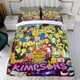 thumbnail image 4 of Los Simpsons Conjunto de sábanas temático, trío de piezas, cómodo y amigable con la piel, diseño único, regalo de decoración para el hogar para familiares, amigos y fans,173cm *218cm, 4 of 6