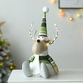 thumbnail image 4 of Poupée Assise Cerf Peluche Drôle Jouets Cerf Décorations Maison (Gris), 4 of 6