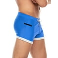 thumbnail image 6 of COOFANDY Men's Swimwear Swimsuits Solid Basic Swim Boxer Trunks Board Shorts with Zipper Pockets, 6 of 9