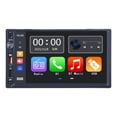 thumbnail image 3 of Single Din Car Stereo Compatible with Apple Carplay & Android Auto 7 Inch Flip Out Touchscreen Car Stereo with Bluetooth| Mirror Link| Backup Camera/USB/AUX Input/AM/FM/Subwoofer/DSP, 3 of 27