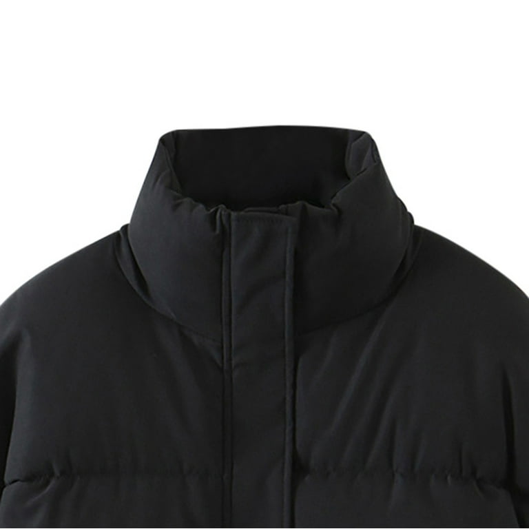 Black coat best sale no hood