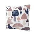 thumbnail image 2 of YFYANG Square Decorative Throw Pillow Case (Without Pillow Insert), Watercolor Mushroom Pattern Bedroom Sofa Car Cushion Cover, 22"x22", 2 of 9
