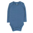 thumbnail image 4 of HonestBaby Baby 5-Pack Organic Cotton Long Sleeve Bodysuits Preemie Blue Ombre, 4 of 9