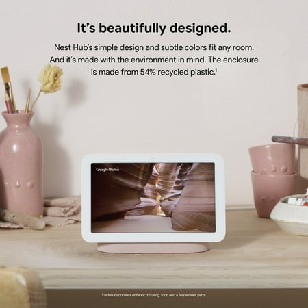 Nest Hub 7” Smart Display with Google Assistant (2nd Gen) - Sand