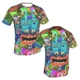 thumbnail image 5 of My Singing Monsters Men's Short-Sleeve T-Shirt Summer Casual Tee Top Breathable Crewneck T-Shirt Small, 5 of 7