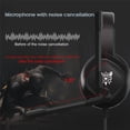 thumbnail image 2 of Gaming Headset, ONIKUMA K19 Stereo Bass Surround RGB Noise Cancelling Over Ear Gaming Headphones with Mic, for PS4 Xbox One PC Nintendo Switch Tablet Smartphone, 2 of 9