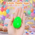 thumbnail image 5 of Fillable Plastic Easter Eggs 30 Pack 2.3 Inch Bright Color Assortment For Easter Egg Hunt Party Favors And Surprise Fillers, 5 of 7