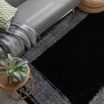 thumbnail image 4 of CAMILSON Crystal Bordered Indoor Area Rug Black 8x10, 4 of 12