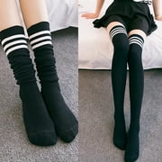 Loritta 6 Pairs Thigh High Stockings Womens Knee High Socks, over The Knee Socks, Style a