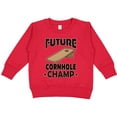 thumbnail image 2 of Inktastic Future Cornhole Player Toddler Sweatshirt, 2 of 4