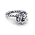 thumbnail image 1 of 5.00 Ct Brilliant Round Cut Diamond Bridal Rings Solid 950 Platinum, 1 of 3