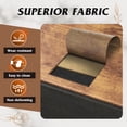 thumbnail image 5 of GALAXHERO 3 Drawer Dresser, Fabric Nightstand & Storage Organizer for Bedroom, Hallway, Entryway & Closets, Sturdy Steel Frame with Wood Top, Rustic Brown Wood Grain Print, 5 of 6