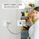 thumbnail image 5 of Cerradura de seguridad como cerraduras para gabinete, cerradura para refrigerador, cerradura para congelador y cerradura de seguridad para niños Fuerte fuerza adhesiva fácil de aplicar Muyoka Hogar, 5 of 5