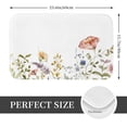 thumbnail image 2 of Yiaed Watercolor Floral Print Flannel Doormat Mat Outdoor Indoor Door Mats,Welcome Matt Outdoor Front Door Mat Doormat Outdoor Mat Outdoor Mat,16"x24", 2 of 7
