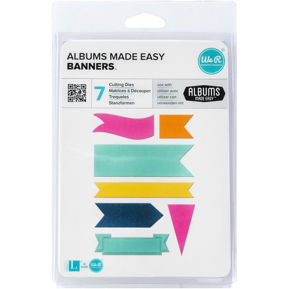 We R Albums Made Easy Dies-Banners, 7 Dies