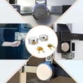 thumbnail image 2 of Candados con Grillete Oculto con Llave (Paquete de 2), Cerraduras de Disco, Cerradura de Puerta de Furgoneta, Cerradura de Disco Cromada, Cerradura de Grillete Oculta Reforzada, 2 of 5