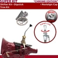 thumbnail image 1 of American Shifter  518 Shifter Kit Chrome 8 in. Trim Kit Dipstick for ECD18, 1 of 1