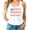 White Tank Top, variant on Patriotic Flag Bow Tank Top 4th of July White Tank Top Women White Tank Top XX-Large