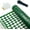 Green, variant on Safety Fence Garden Netting Roll 4 X 100 Feet with Zip Ties, Temporary Reusable Plastic Mesh Fencing Netting for Snow Fence, Animal Barrier, etc. (4' X 100‘ SW, Green)
