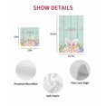 thumbnail image 7 of Easter Kitchen Dish Towels for Drying Dishes Set of 3, Spring Rabbit Ear Eggs Floral Green Wooden Grain Waffle Weave Microfiber Hand Tea Bathroom Towels Quick Dry & Absorbent Towel 15.7x23.6, 7 of 7