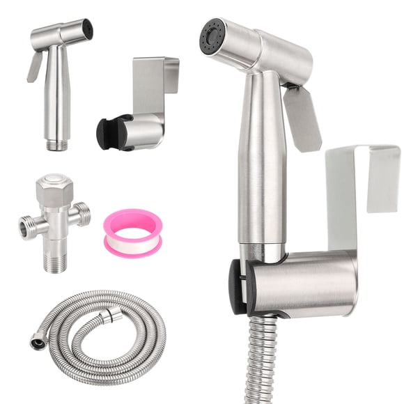 Uxcell Handheld Toilet Bidet Sprayer, Water Pressure Control Hand Sprayer Kit