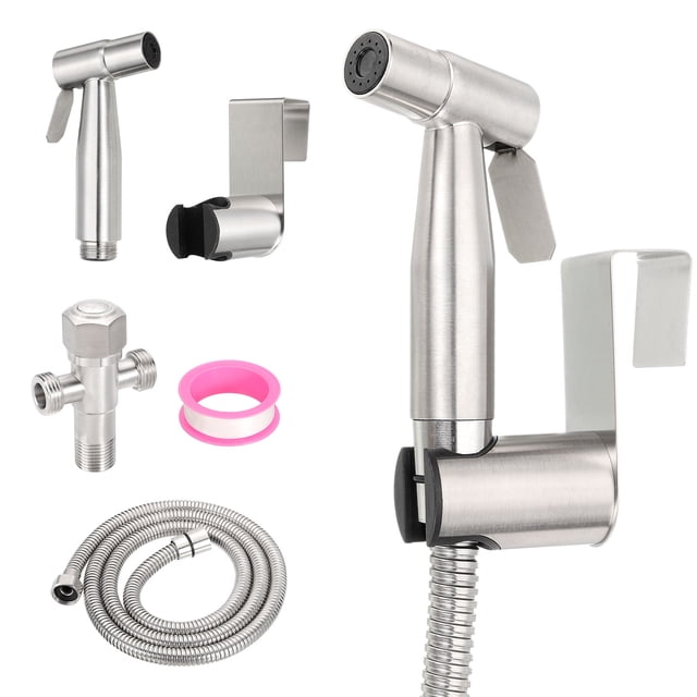 Uxcell Handheld Toilet Bidet Sprayer, Water Pressure Control Hand Sprayer Kit