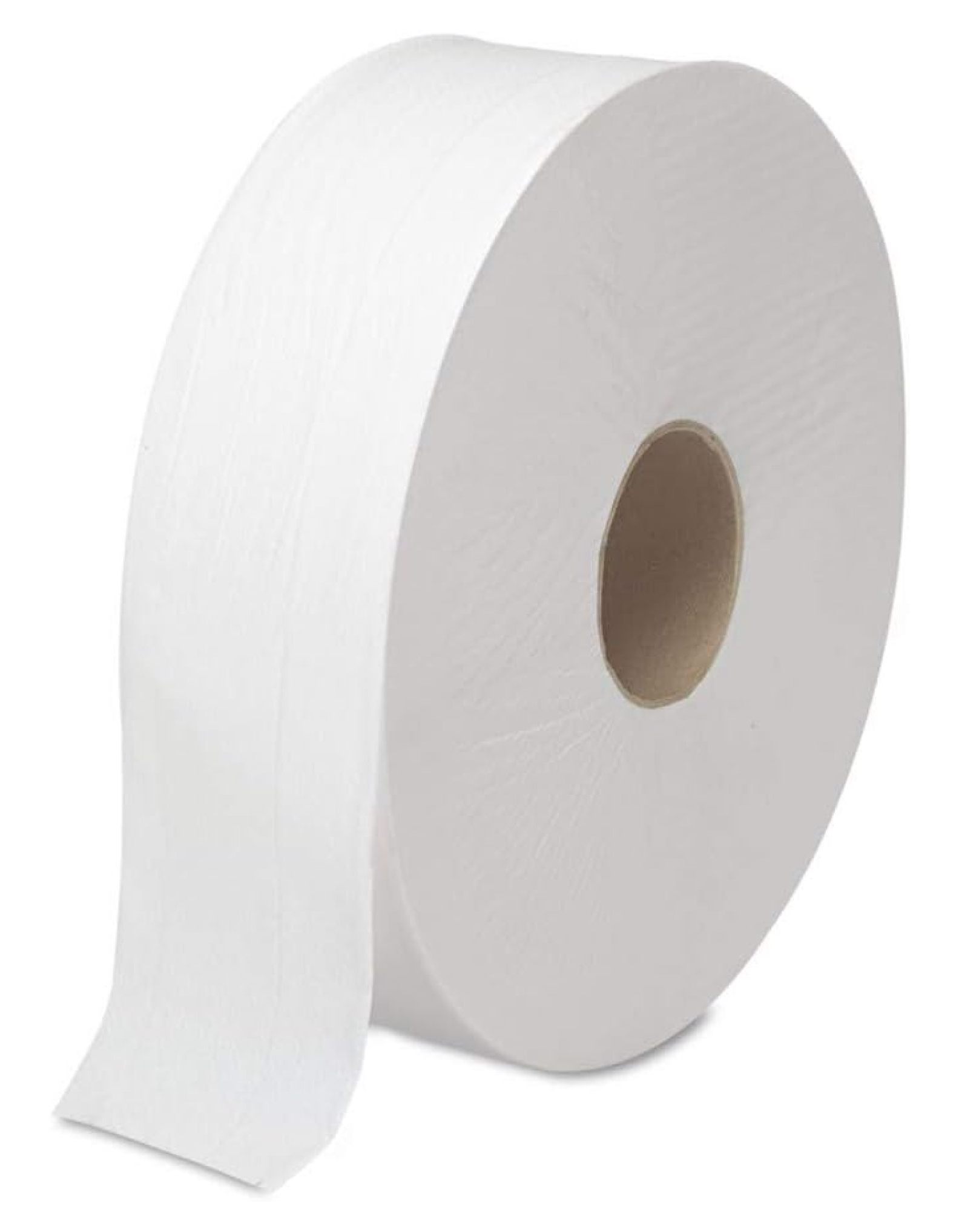 JRT Septic Safe Bath Tissue - Jumbo Roll - 2-Ply, 2000 ft - White (6 Rolls/Carton) - Embossed Toilet Paper for High Traffic Restrooms