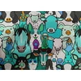 thumbnail image 5 of oneOone Cotton Poplin Turquoise Green Fabric Horse Sewing Fabric By The Yard Printed Diy Clothing Sewing Supplies 42 Inch Wide, 5 of 6