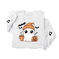 thumbnail image 7 of Chiccall Women's Halloween Pumpkin Graphic Sweatshirt Long Sleeve Crewneck Pullover Casual Fall Top, 7 of 7