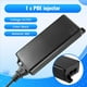 thumbnail image 4 of Para GEN2/GEN3, Fuente de Alimentación CA de 150 W y 2,5 GbE, Inyector POE, Entrada de 110 V CC, Salida POE de 48-57 V, Enchufe Estadounidense., 4 of 5