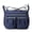 Dark blue, variant on Crossbody Bag for Women, Waterproof Nylon Shoulder Bag with Multi Pockets, Lightweight Large Capacity Travel Messenger Bag, Casual Everyday Purse with Adjustable Strap