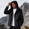 thumbnail image 3 of ShomPort Mens Lightweight Waterproof Jackets Unisex Hooded Windproof Jackets for Running Hiking Cycling Travel, 3 of 7