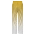 thumbnail image 6 of Aesthetic Honey Yellow And White Gradient Winter Female Pants Flannel High Waist Women Pants Lady Warm Straight Leg Plush Trousers, 6 of 7